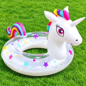 INFLATABLE UNICORN SWIMMING RING